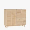 Muebles LUFE Armarios Y Alacenas|Aparadores Y Consolas^AIKA armario aparador con 5 cajones 157X128