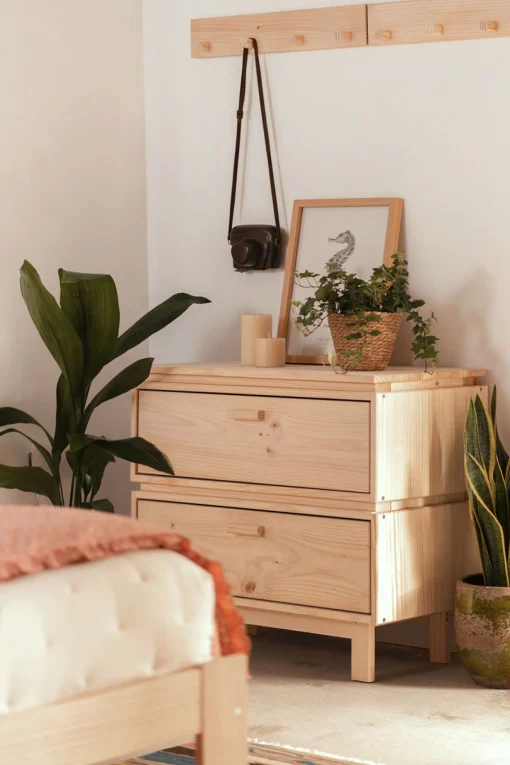 Muebles LUFE Cajoneras Y Archivadores^AIKA cajonera con 2 cajones 78x72