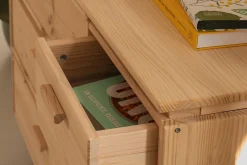 Muebles LUFE Cómodas^AIKA cómoda doble con 6 cajones 117x100