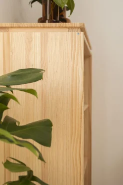 Muebles LUFE Estanterías Con Almacenaje|Estanterías Con Almacenaje^AIKA estantería baja con 2 cajones 78x173