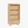 Muebles LUFE Estanterías Con Almacenaje|Estanterías Con Almacenaje^AIKA estantería baja con cajón 78x156