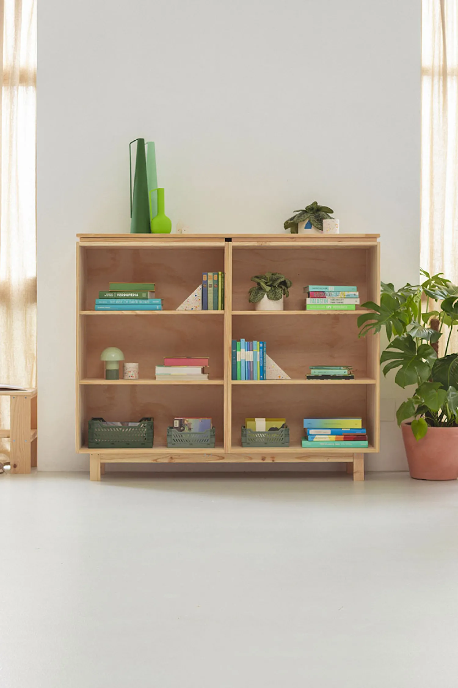 Muebles LUFE Estanterías Básicas^AIKA estantería baja 157x128