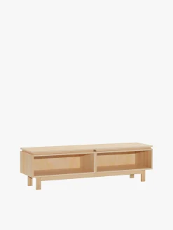 Muebles LUFE Muebles Tv^AIKA mueble TV con huecos 157x44