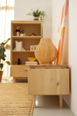 Muebles LUFE Muebles Tv^AIKA mueble TV con huecos 157x44