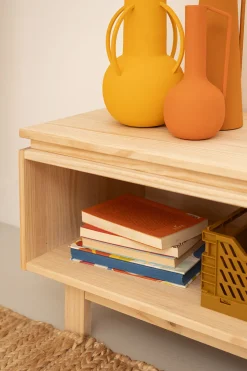 Muebles LUFE Muebles Tv^AIKA mueble TV con huecos 157x44