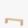 Muebles LUFE Bancos Y Taburetes^ARINA banco de madera 160x33
