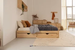 Muebles LUFE Camas Dobles Con Cajones|Camas 160^BASO cama doble 160 con 1 cajón