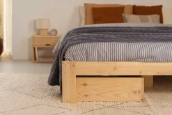 Muebles LUFE Camas Dobles Con Cajones|Camas 180^BASO cama doble 180 con 1 cajón