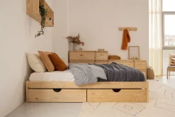 Muebles LUFE Camas Dobles Con Cajones|Camas 160^BASO cama doble 160 con 2 cajones
