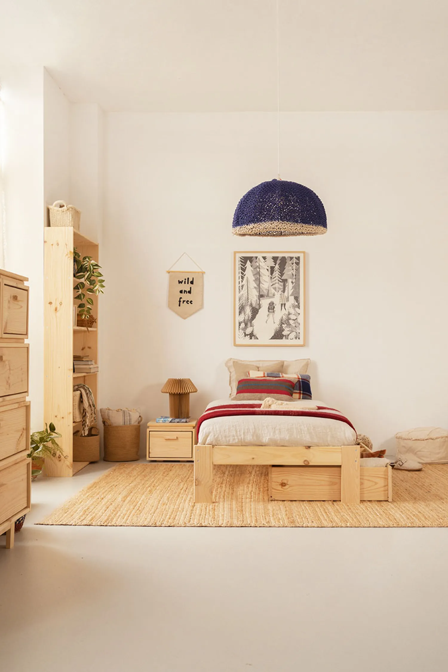 Muebles LUFE Camas Individuales Con Cajones|Camas 80^BASO cama individual 80 con 2 cajones