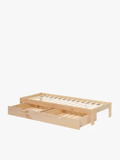 Muebles LUFE Camas Individuales Con Cajones|Camas 90^BASO cama individual 90 con 1 cajón