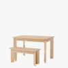 Muebles LUFE Conjuntos Mesas Y Sillas^BATU conjunto mesa 120x80 con bancos