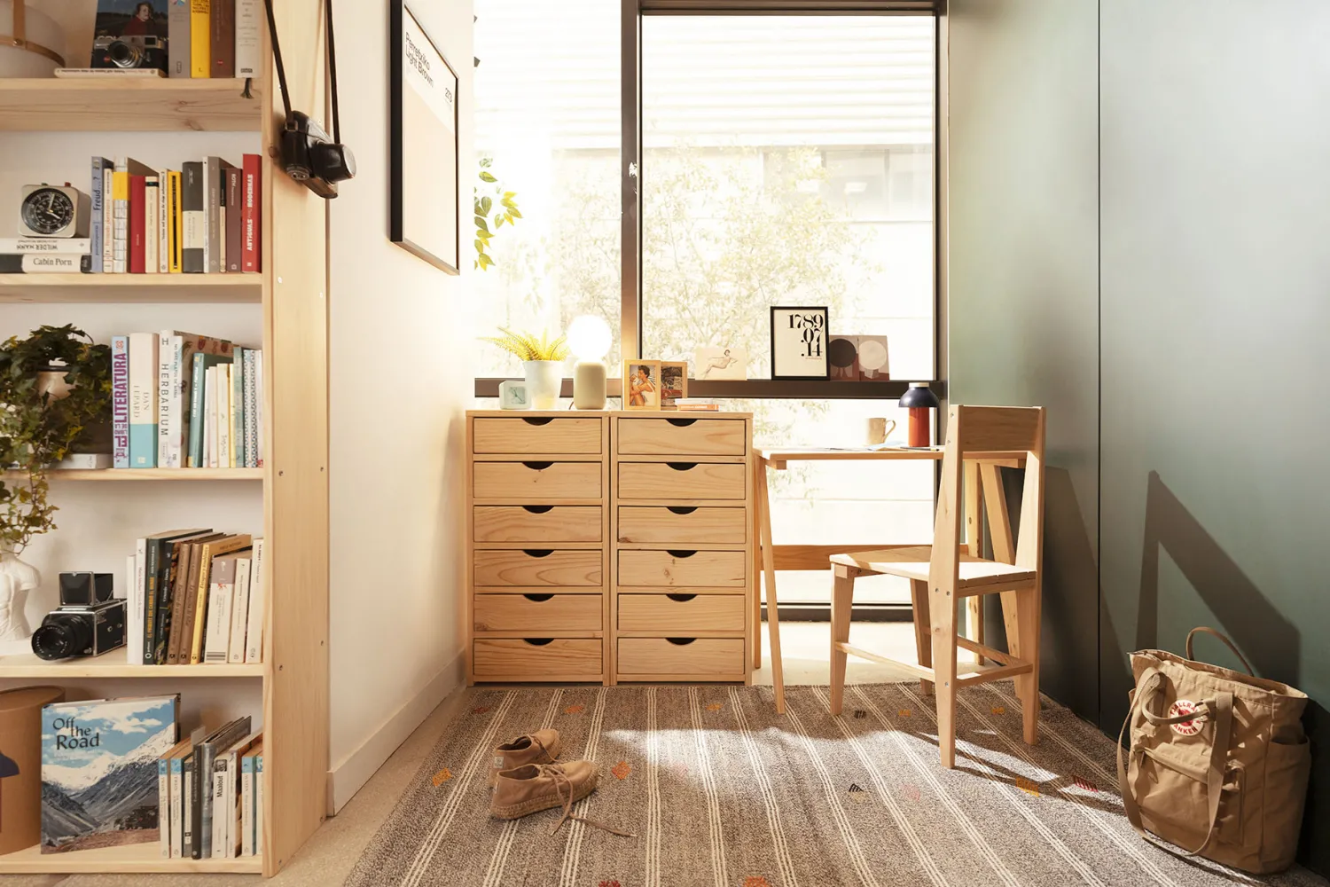 Muebles LUFE Conjuntos Mesas Y Sillas^BURU conjunto escritorio 80X55 con silla