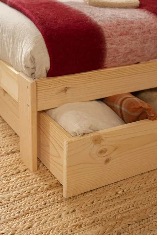 Muebles LUFE Almacenaje Para Cama^DUT cajón de almacenaje fondo 90