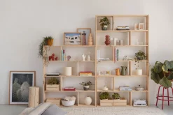 Muebles LUFE Estanterías Asimétricas^EDER estantería asimétrica 145X124