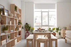 Muebles LUFE Estanterías Asimétricas^EDER estantería asimétrica 145X124