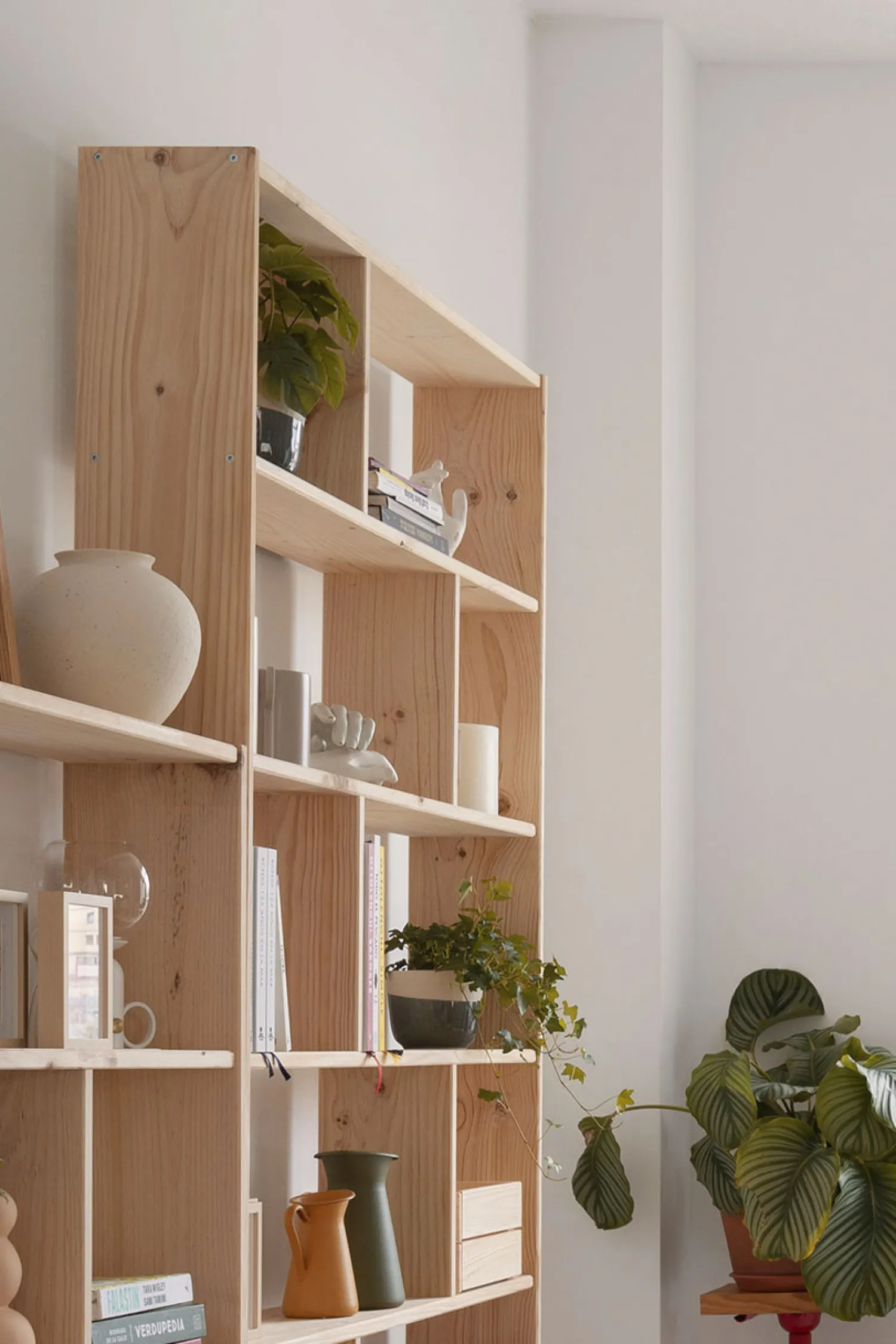 Muebles LUFE Estanterías Asimétricas^EDER estantería asimétrica 217X124