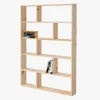 Muebles LUFE Estanterías Asimétricas^EDER estantería asimétrica 181X124