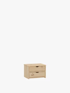 Muebles LUFE Mesitas De Noche|Mesitas De Noche^GAU mesita de noche con 2 cajones