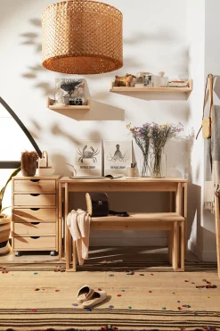 Muebles LUFE Accesorios De Madera|Espejos Y Decoración De Pared^GOI estante de pared 84x21