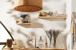 Muebles LUFE Accesorios De Madera|Espejos Y Decoración De Pared^GOI estante de pared 84x21