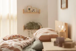 Muebles LUFE Accesorios De Madera|Espejos Y Decoración De Pared^GOI estante de pared 44x21