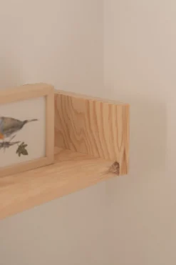 Muebles LUFE Accesorios De Madera|Espejos Y Decoración De Pared^GOI estante de pared 44x21