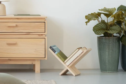 Muebles LUFE Accesorios De Madera^HIRUKI revistero