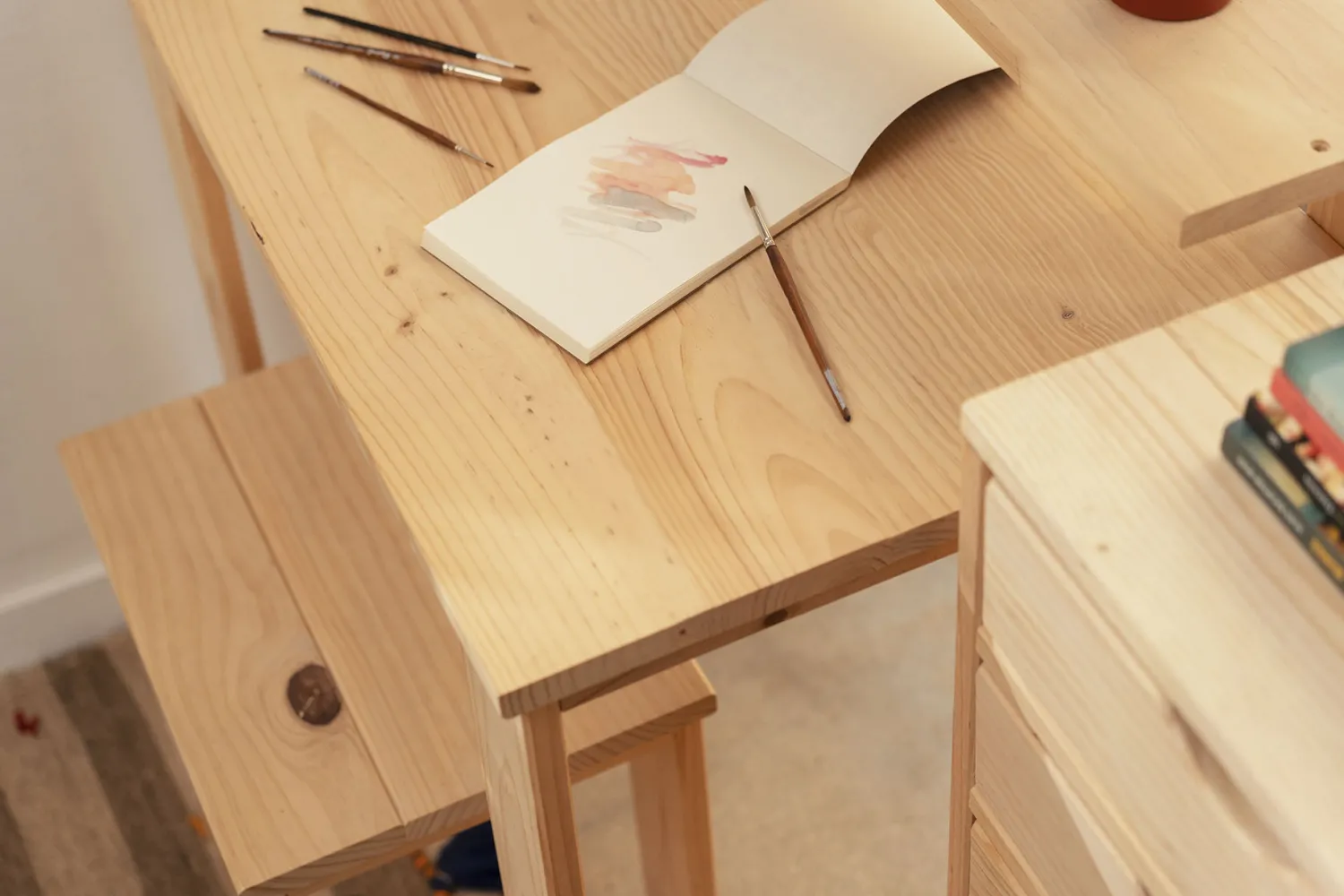 Muebles LUFE Escritorios^LAUKI escritorio 80x55