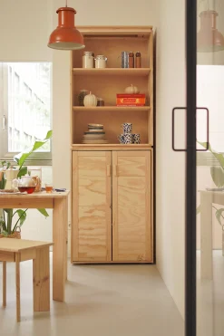 Muebles LUFE Estanterías Con Almacenaje|Estanterías Con Almacenaje^LIBE armario alacena 78x226