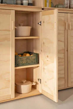Muebles LUFE Estanterías Con Almacenaje|Estanterías Con Almacenaje^LIBE armario alacena 157x226