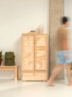 Muebles LUFE Armarios Y Alacenas^LIBE armario bajo con cajón 78x143