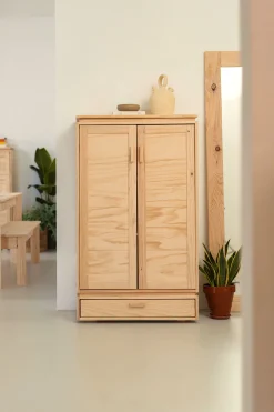 Muebles LUFE Armarios Y Alacenas^LIBE armario bajo con cajón 78x133