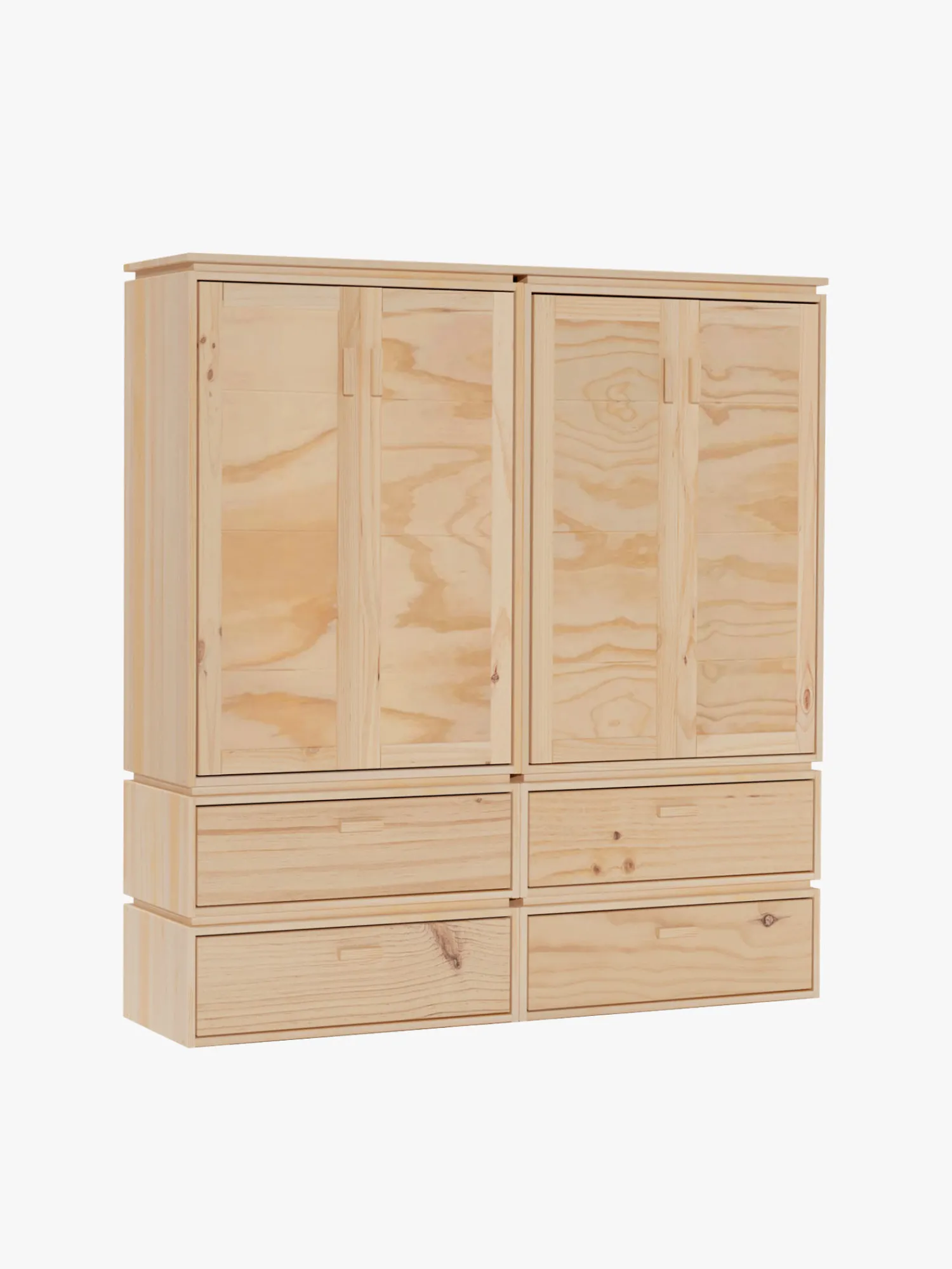 Muebles LUFE Armarios Y Alacenas^LIBE armario con 4 cajones 157x171