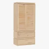 Muebles LUFE Armarios Y Alacenas^LIBE armario con 2 cajones 78x171