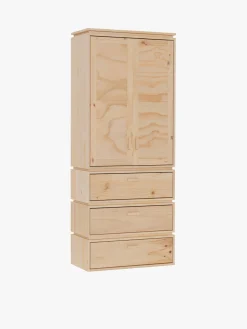 Muebles LUFE Armarios Y Alacenas^LIBE armario con 3 cajones 78x198