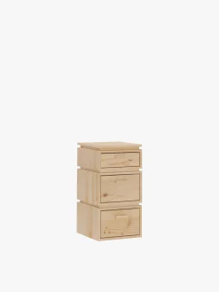 Muebles LUFE Cajoneras Y Archivadores^LIBE cajonera columna con 3 cajones 39x77