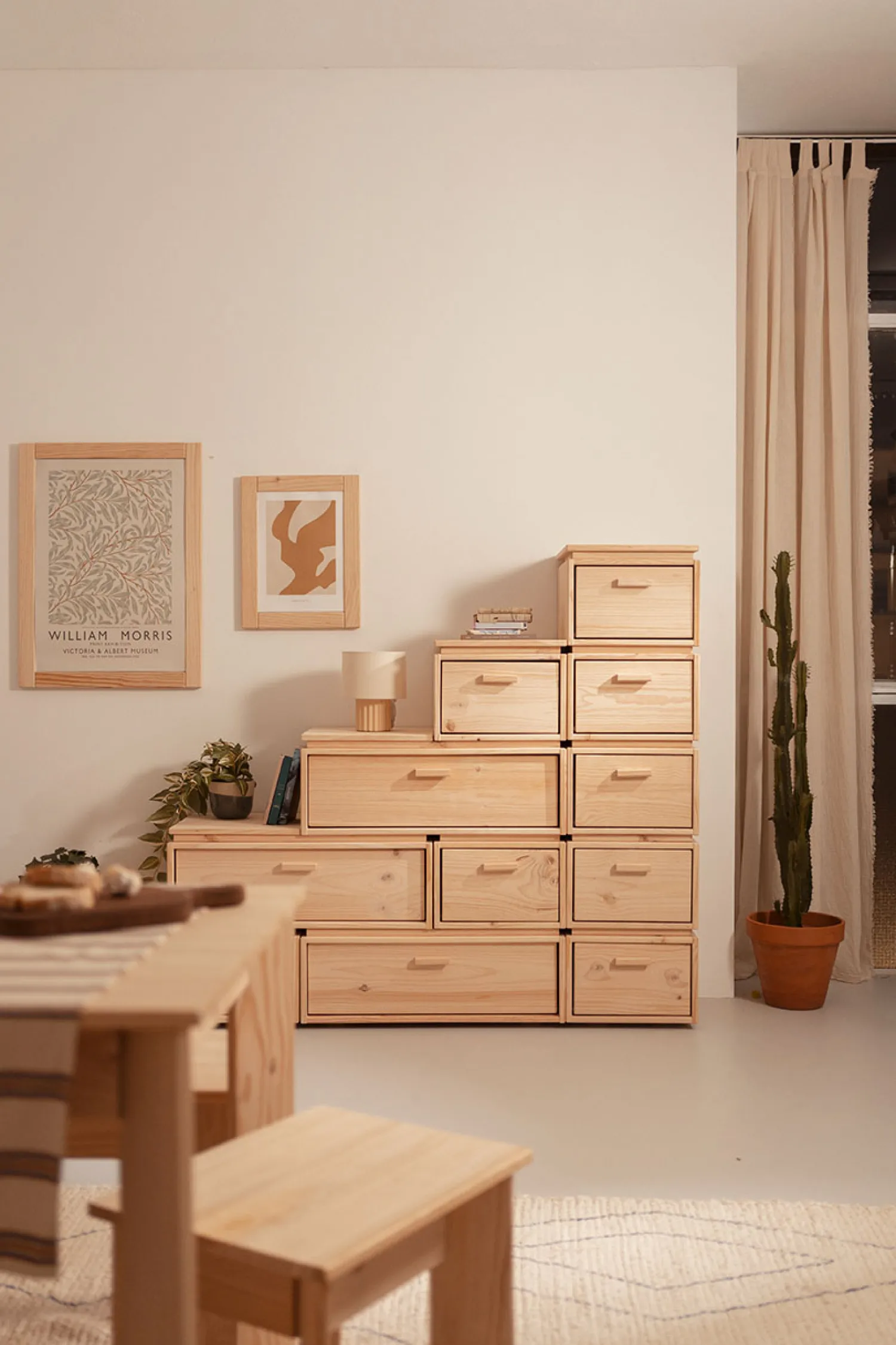 Muebles LUFE Cajoneras Y Archivadores^LIBE cajonera columna con 5 cajones 39x143