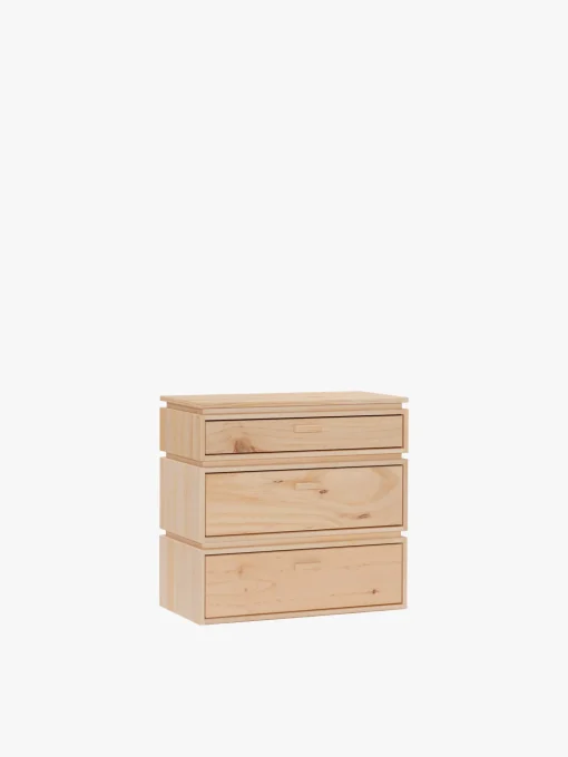 Muebles LUFE Cajoneras Y Archivadores^LIBE cajonera con 3 cajones 78x77