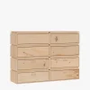 Muebles LUFE Cómodas^LIBE cómoda doble con 8 cajones 157x115