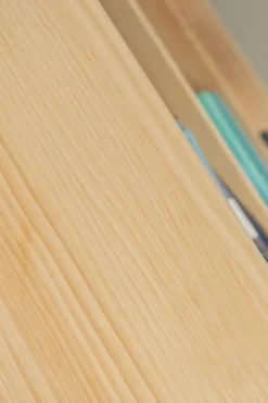 Muebles LUFE Estanterías Con Almacenaje|Estanterías Con Almacenaje^LIBE estantería baja con cajón 78x143