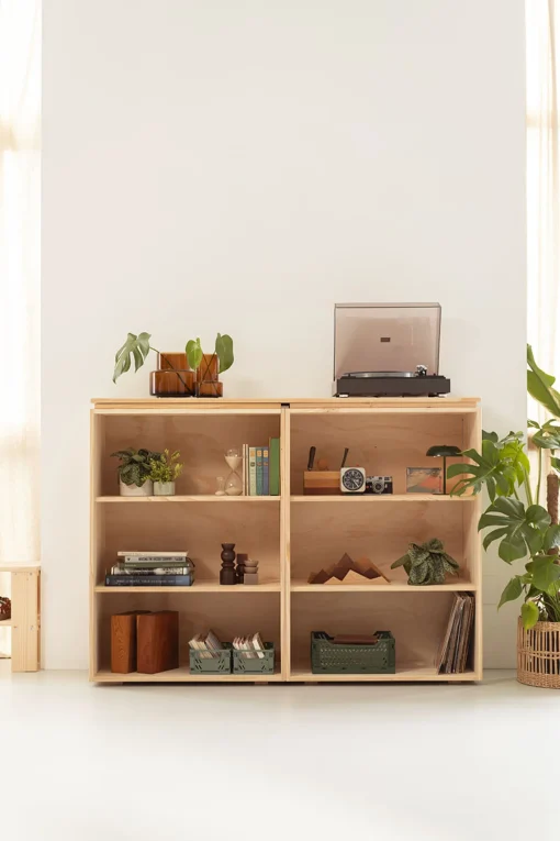 Muebles LUFE Estanterías Básicas^LIBE estantería baja 157x115