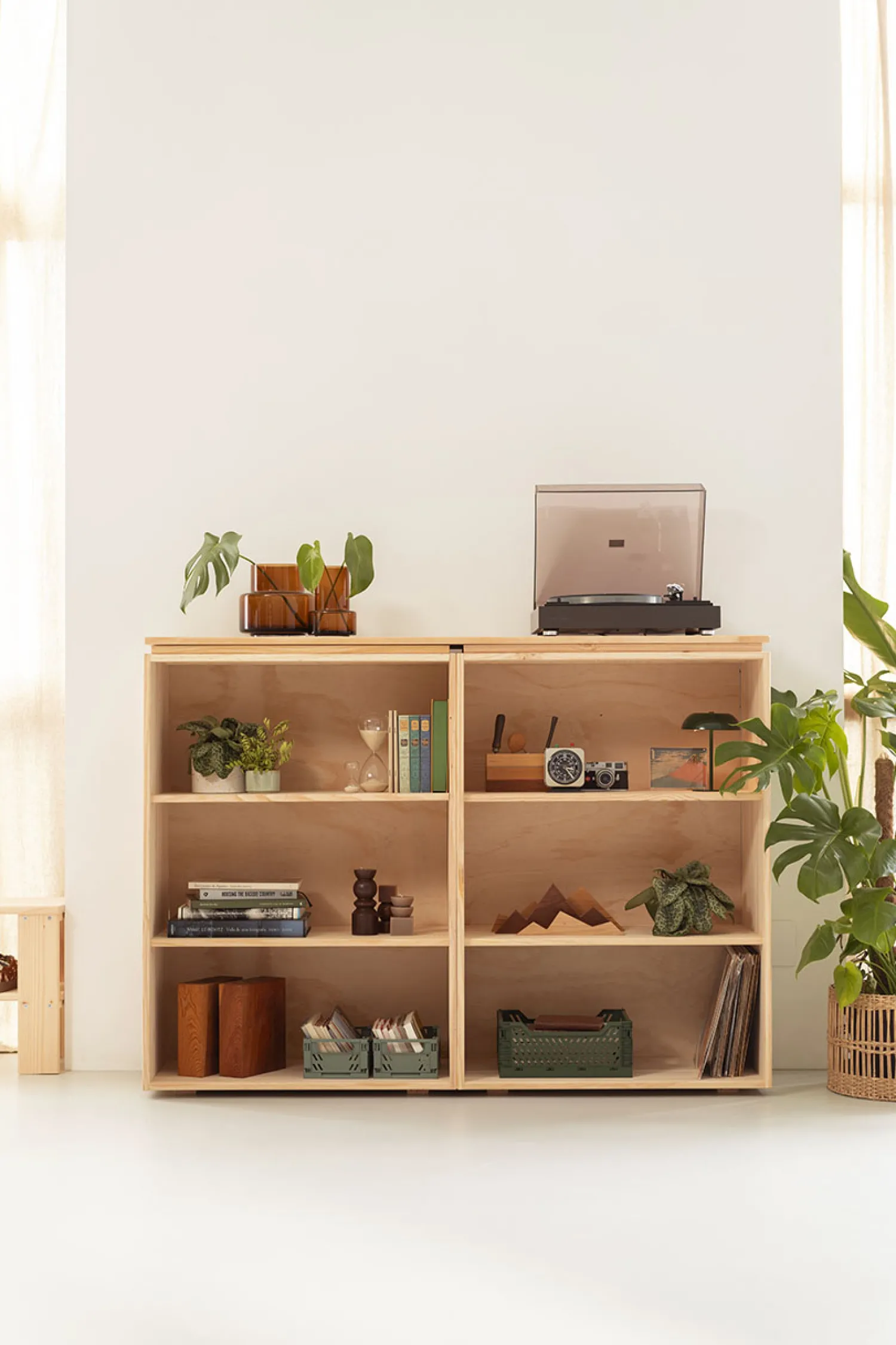 Muebles LUFE Estanterías Básicas^LIBE estantería baja 157x115