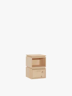 Muebles LUFE Mesitas De Noche|Mesitas De Noche^LIBE mesita de noche con hueco y cajón 39x59