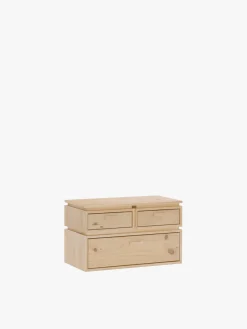 Muebles LUFE Mesitas De Noche|Mesitas De Noche^LIBE mesita de noche con 3 cajones 78x49
