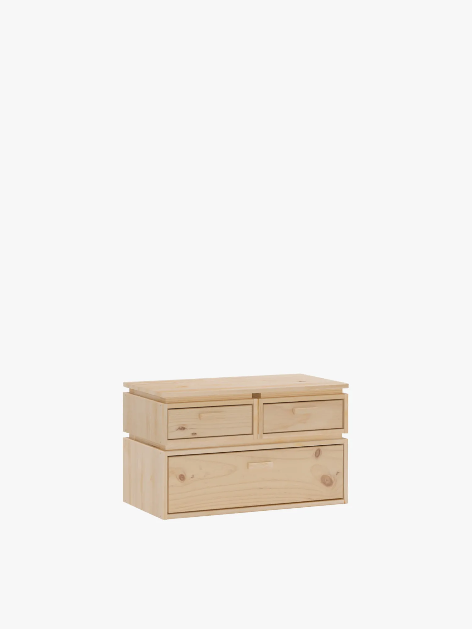 Muebles LUFE Mesitas De Noche|Mesitas De Noche^LIBE mesita de noche con 3 cajones 78x49