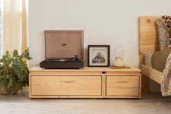 Muebles LUFE Muebles Tv^LIBE mueble TV con 2 cajones 117x32