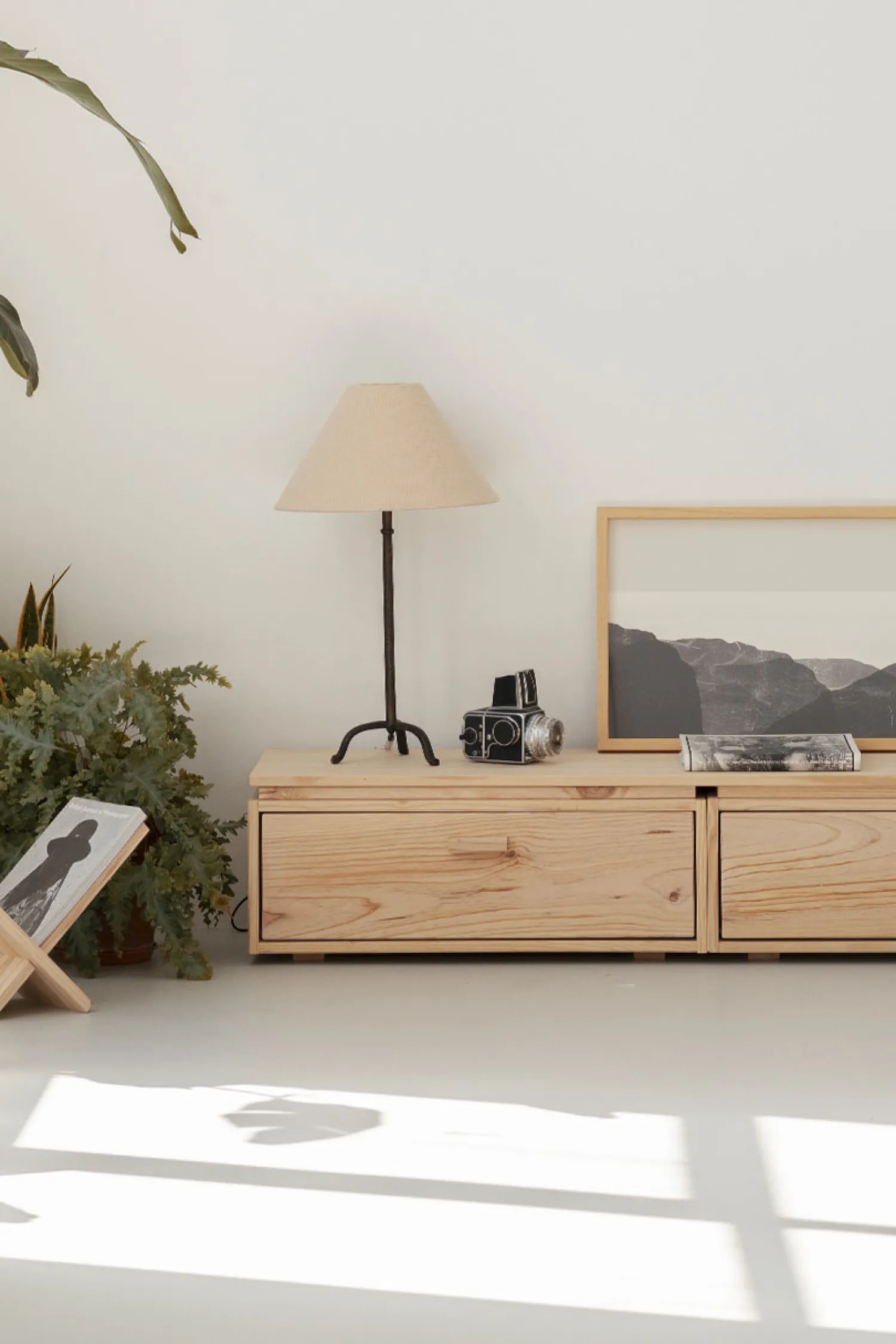 Muebles LUFE Muebles Tv^LIBE mueble TV con 2 cajones 157x32