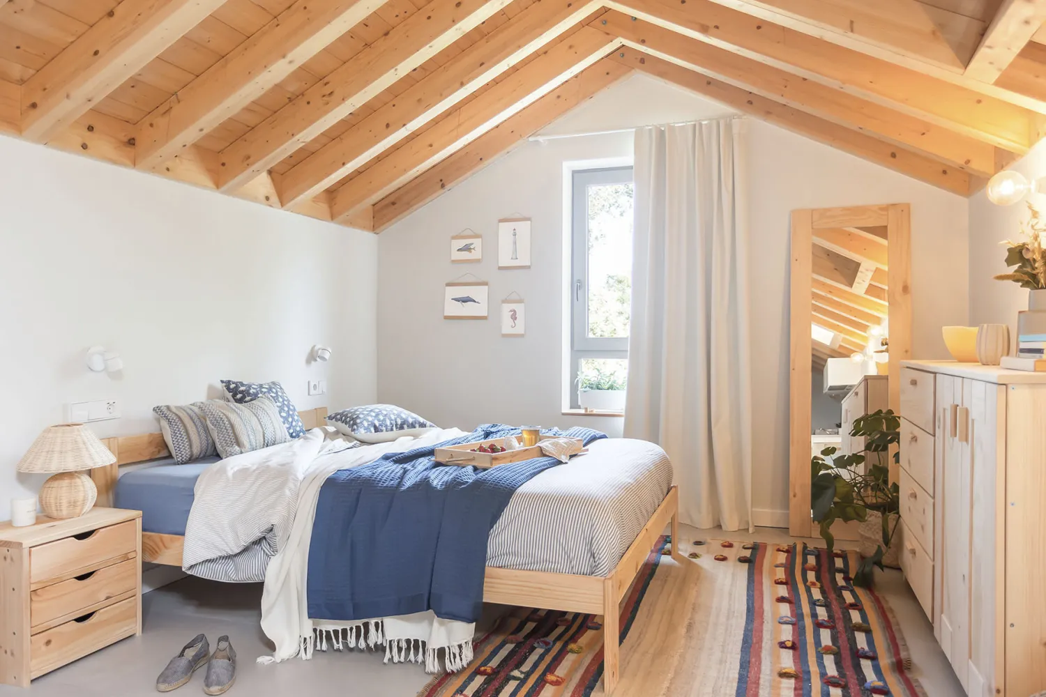 Muebles LUFE Camas 180^LORE cama doble 180