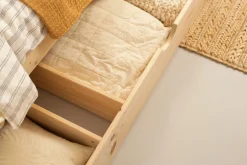 Muebles LUFE Camas Dobles Con Cajones|Camas 150^LORE cama doble 150 con 1 cajón